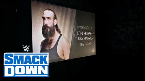 In Memory of Jon Huber "Luke Harper" Brodie Lee: WWE SmackDown, Jan. 1 ...