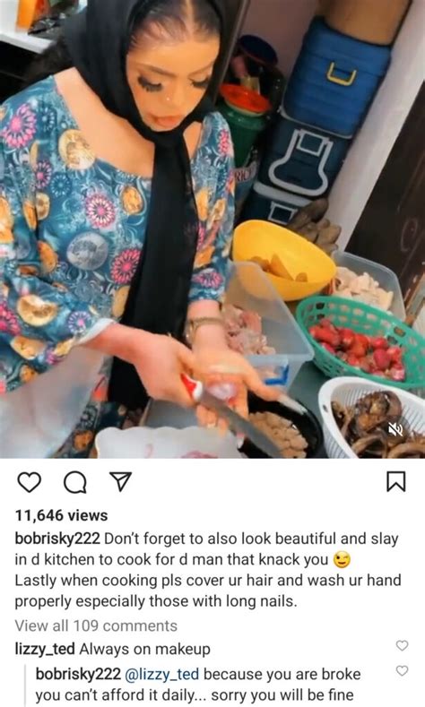 Bobrisky slams follower who said he's always wearing makeup even in the ...