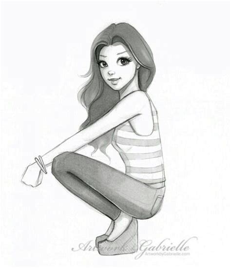 draw, inspiration, pencil art, prettygirl, teen cute girl Girl Drawing ...