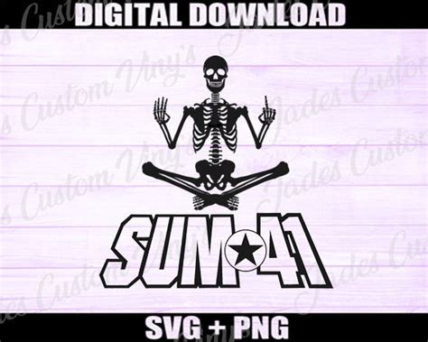 Sum 41 Svg, this is a SVG File Download Only, No PNG File - Etsy