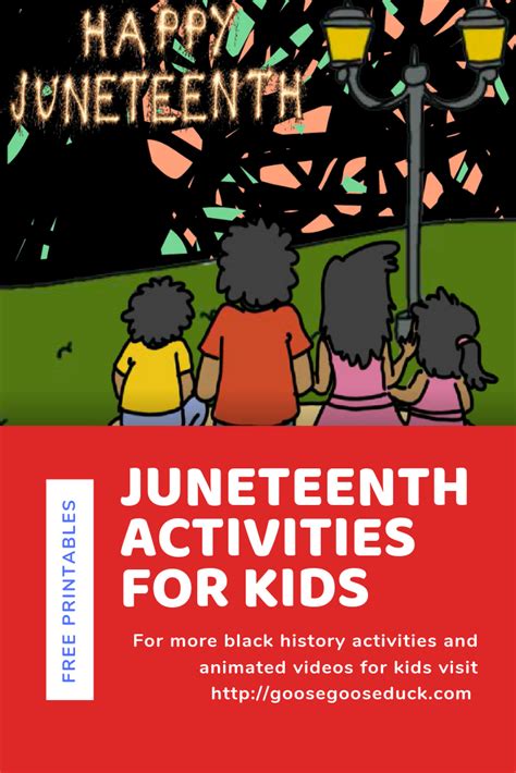 Juneteenth Activities for Kids | Juneteenth day, Art lessons for kids, Black history activities