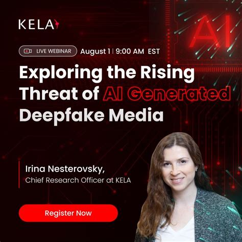 KELA on LinkedIn: #cybersecurity #ai #kela #webinar #media #deepfake