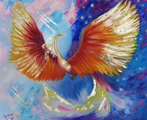 Firebird Painting by Oksana Omelchenko - Jose Art Gallery