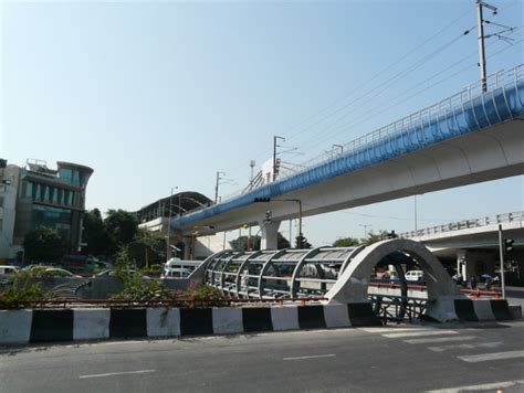 Moolchand Metro station in Delhi - Violet Line