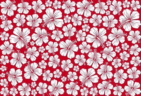 15867541-Seamless-floral-pattern-whit-hibiscus-hibiscus-pattern-seamless-hawaiian-pattern ...