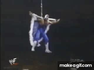 Owen Hart (Blue Blazer) Accident on Make a GIF