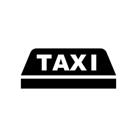 Taxi car roof sign. Vector. 26529777 Vector Art at Vecteezy