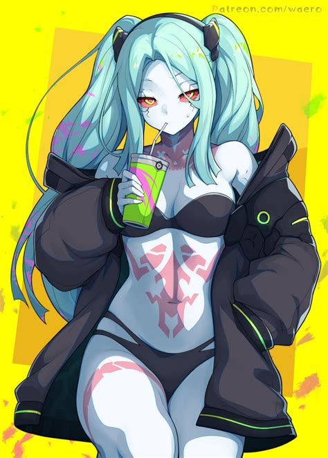 rebecca (cyberpunk and 1 more) drawn by waero | Danbooru