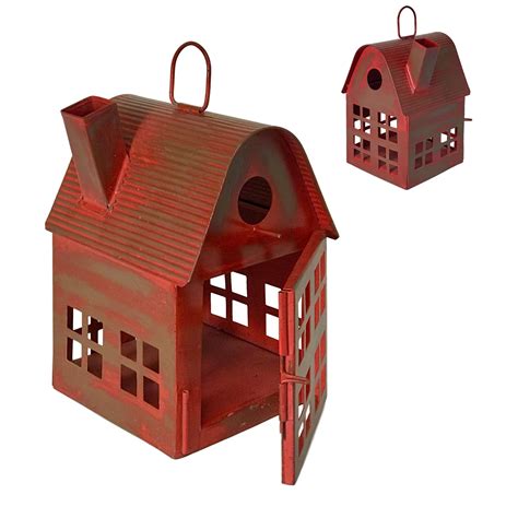 Metal Bird House Decor | Decorative Bird Houses for Indoor or Outdoor ...