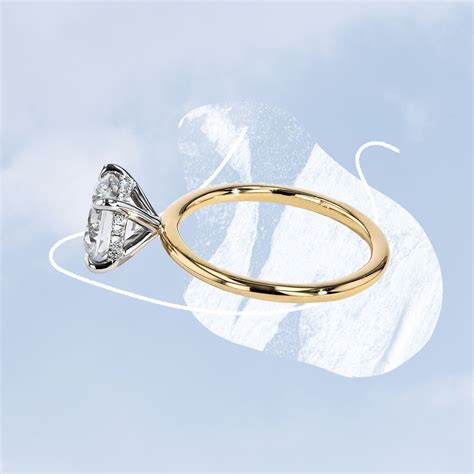 Gold Halo Engagement Rings