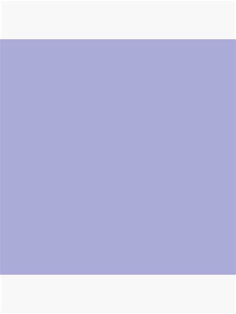 "Pastel Purple / Periwinkle Solid Color" Poster by patternplaten | Redbubble