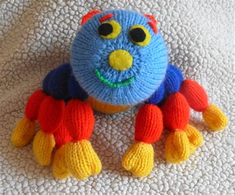 Woolly Spider woolly and Tig and Selina Silk Baby Toy Knitting Pattern - Etsy