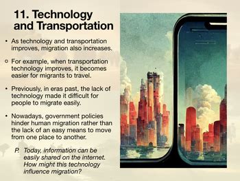 Migration Theory: Ravenstein’s Laws Interactive Slides & Presentation!