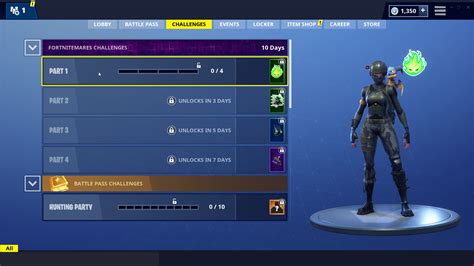 Fortnitemares challenges: how to unlock the Dark Engine Glider