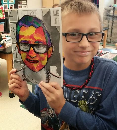 Art with Mrs. Seitz: Heather Galler Self-Portraits