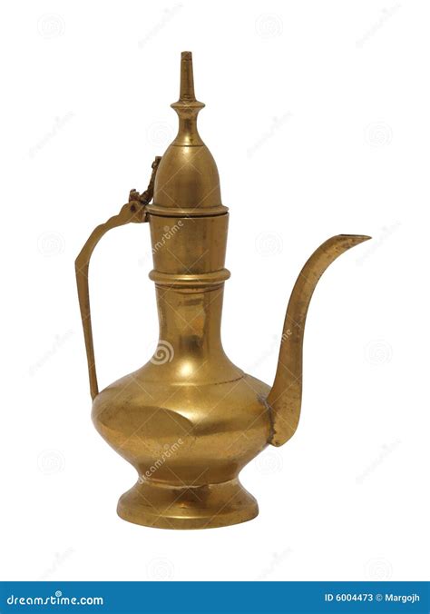 Brass Aladdin Lamp stock image. Image of india, aladdin - 6004473