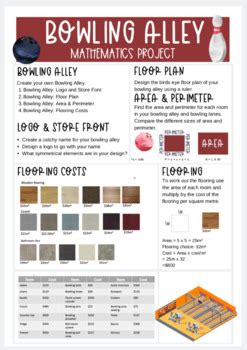 Bowling Fractions & Bowling Alley Design Mathematics Project | TpT