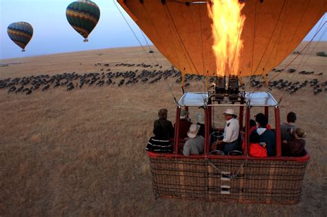 Hot Air Balloon Safari Experience | Masai Mara Game Reserve Kenya