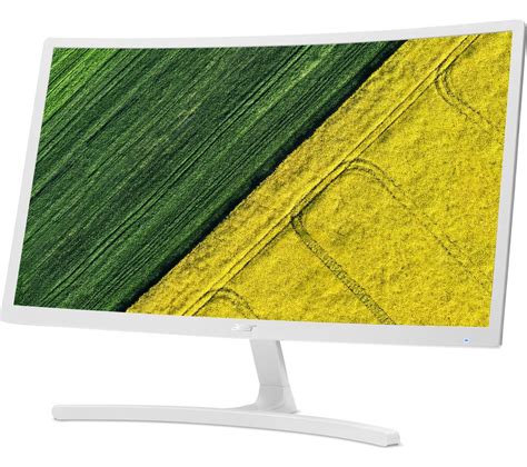 ACER ED242QRwi Full HD 24" Curved LCD Monitor - White Deals | PC World