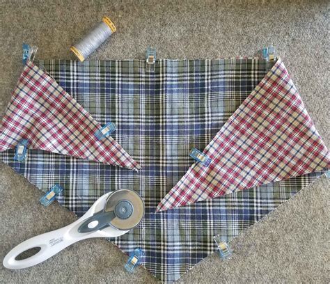 Easy Dog Bandana Sewing Tutorial — Maureen Maker | Dog bandana tutorial, Dog clothes patterns ...