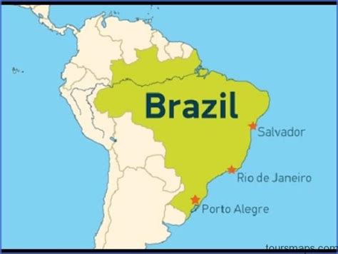 Map of Salvador Brazil - ToursMaps.com