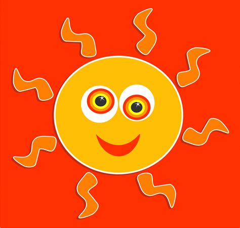 Happy Sun Cartoon Free Stock Photo - Public Domain Pictures