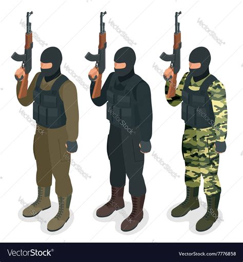 Spec ops police officers swat in black uniform Vector Image