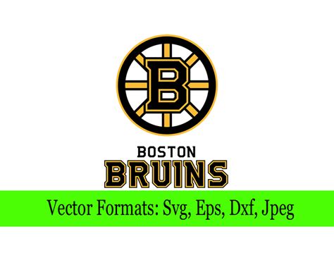 Boston Bruins SVG File – Vector Design in, Svg, Eps, Dxf, and Jpeg ...