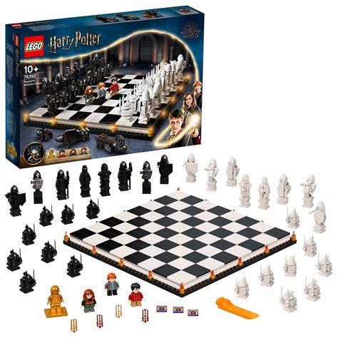 LEGO 76392 Harry Potter Hogwarts Wizard’s Chess Set & Board Game Toy ...