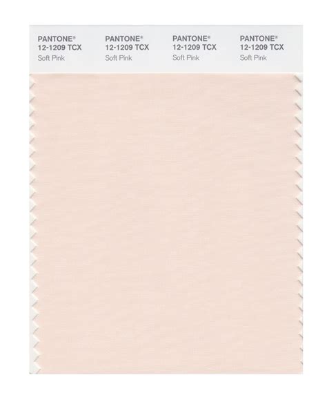 Pantone 12-1209 TCX Swatch Card Soft Pink – Design Info