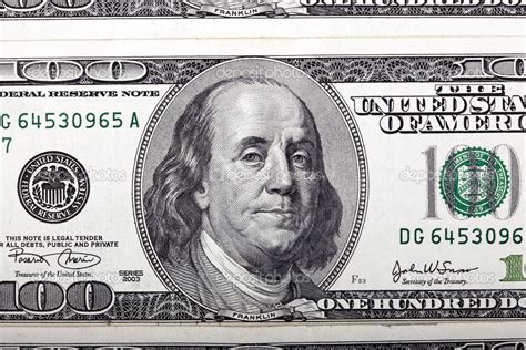 Benjamin Franklin 100 Dollar Bill Portrait | Benjamin franklin, Dollar ...