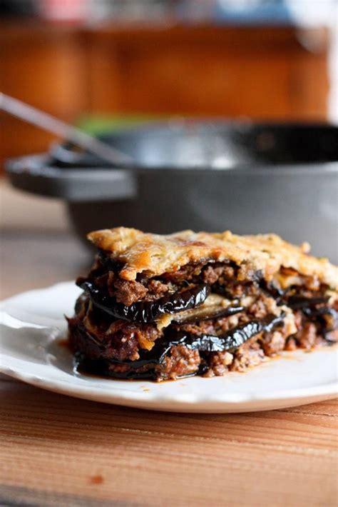 Rustic Eggplant Moussaka | Feasting at Home