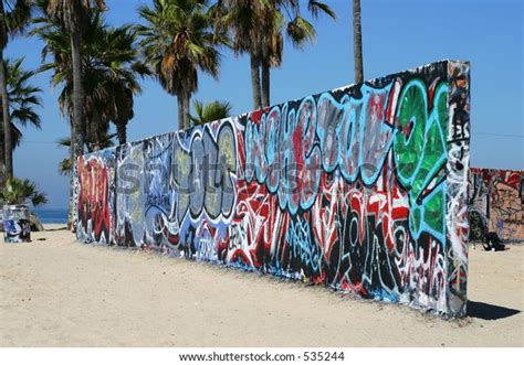 Wall Graffiti Venice Beach Stock Photo (Edit Now) 535244