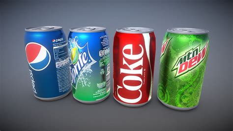 Soda Cans - Download Free 3D model by Yanez Designs (@Yanez-Designs ...