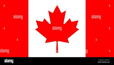 white red Canadian flag Stock Vector Image & Art - Alamy