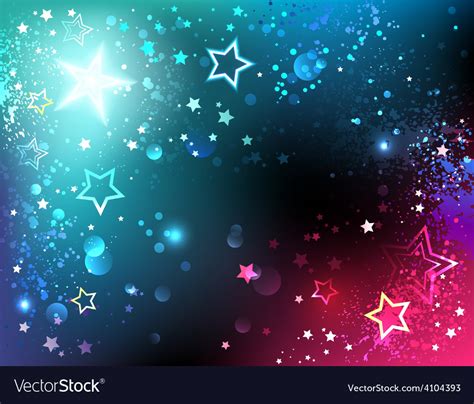 Bright background with stars Royalty Free Vector Image