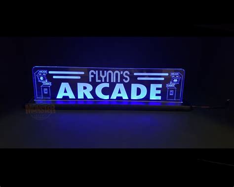 Custom Personalized Arcade Game Room LED neon acrylic sign | Etsy