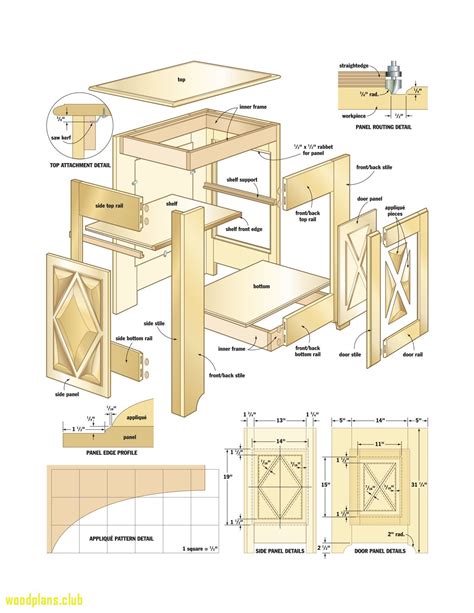 55+ Free Plans for Woodworking - Best Home Office Furniture Check more ...