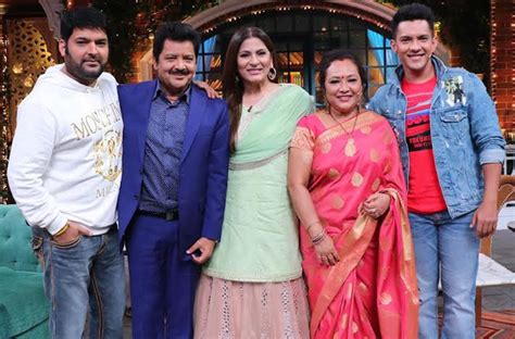 Udit Narayan and family on The Kapil Sharma Show
