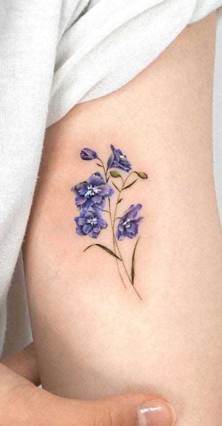 Larkspur Flower Tattoo Meaning | Best Flower Site