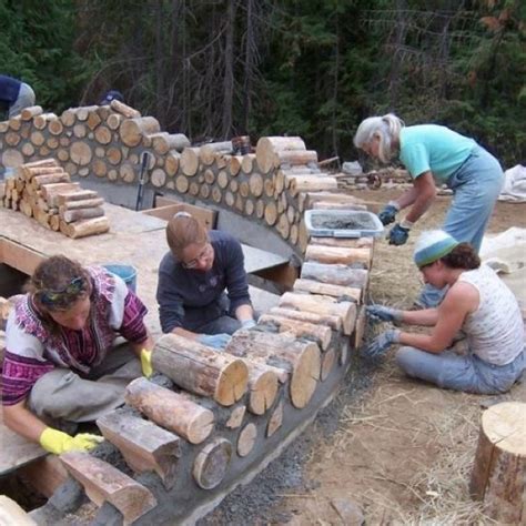 cordwood wall construction | Everything I Love | Pinterest | Woods ...