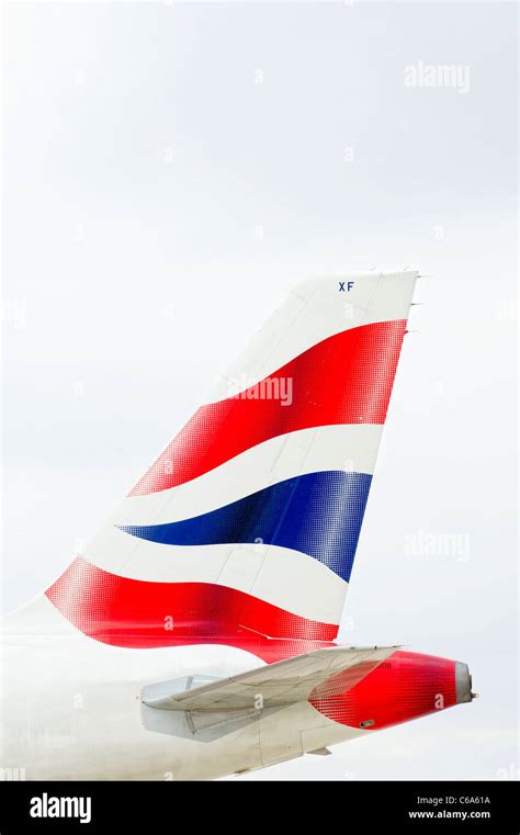 Tail and logo on a British Airways aircraft Stock Photo - Alamy