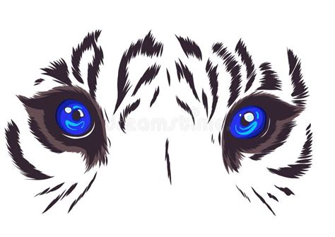 Tiger eyes, tribal tattoo stock vector. Illustration of background - 17345601