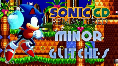 Sonic CD Remastered Minor Glitches - YouTube