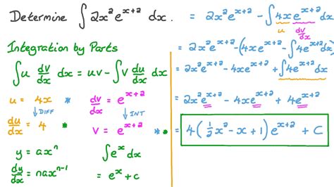 Question Video: Finding the Integration of a Function Involving an Exponential Function Using ...