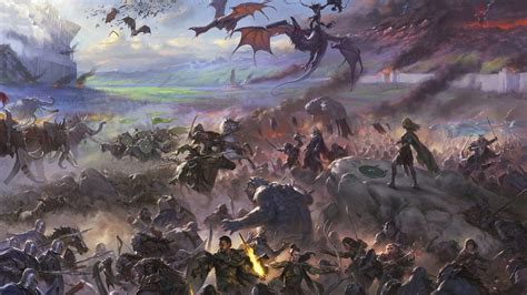 Battle of the Pelennor Fields by Tyler Jacobson : r/ImaginaryMiddleEarth