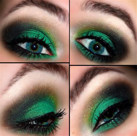 Green With Envy | Eyeshadow for blue eyes, Crazy eye makeup, Colorful makeup