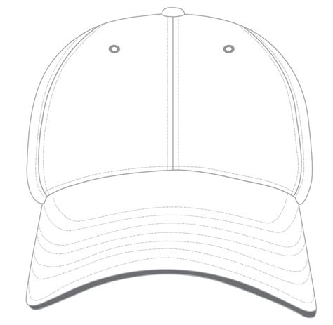 Printable Baseball Cap Template