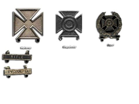 Marksmanship Qualification Badges - TracesOfWar.com