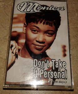 Monica - Don't Take It Personal (Just One Of Dem Days) (Cassette, Maxi-Single) | Discogs